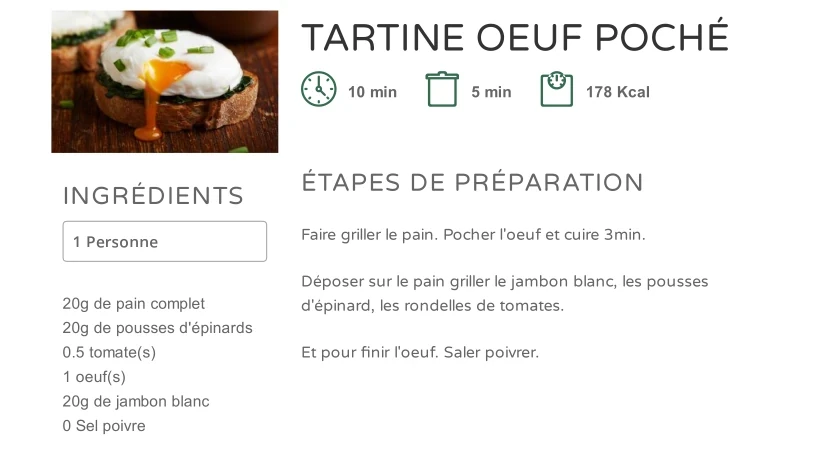 TARTINE ŒUF POCHÉ